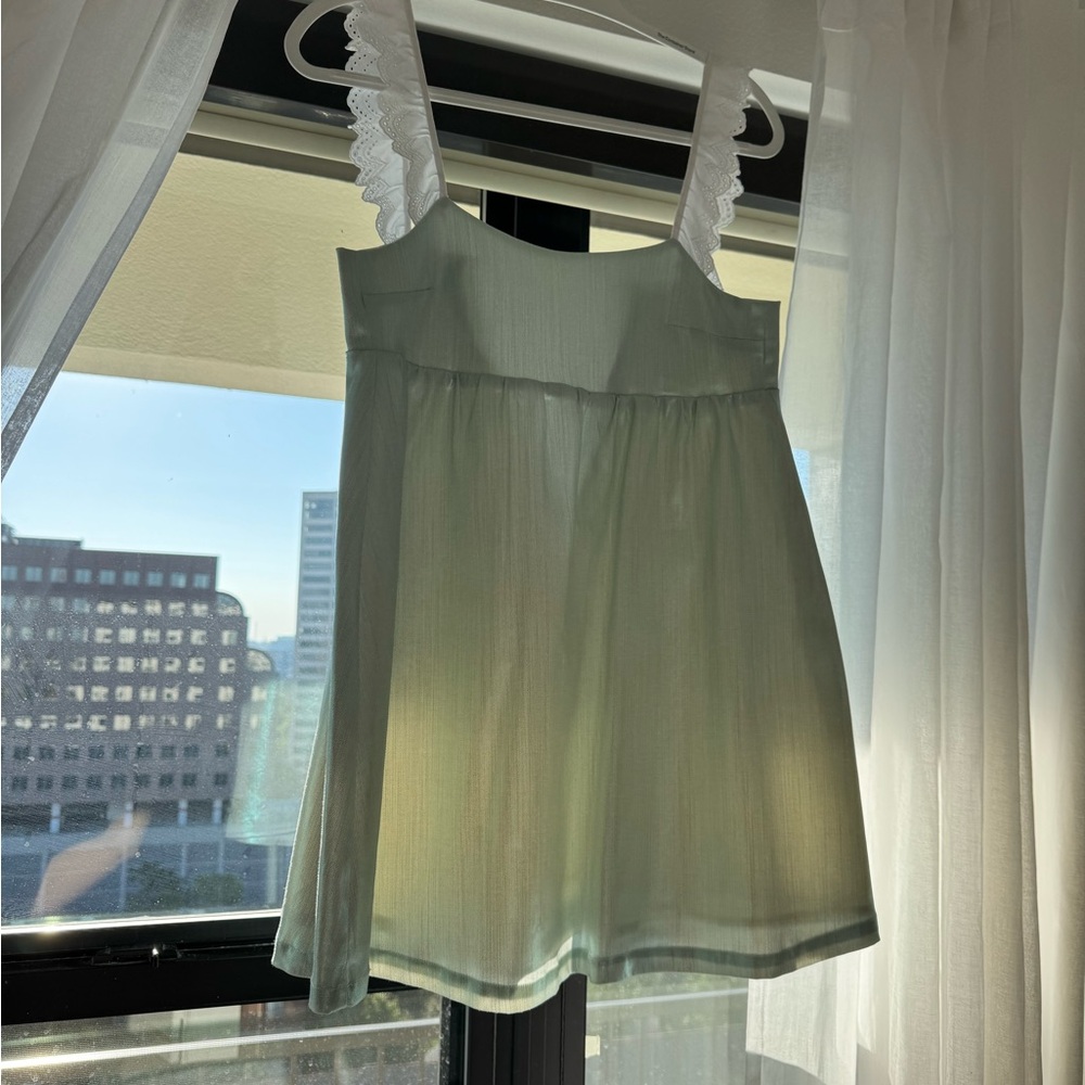 Koch Sleeveless Dress with White Straps